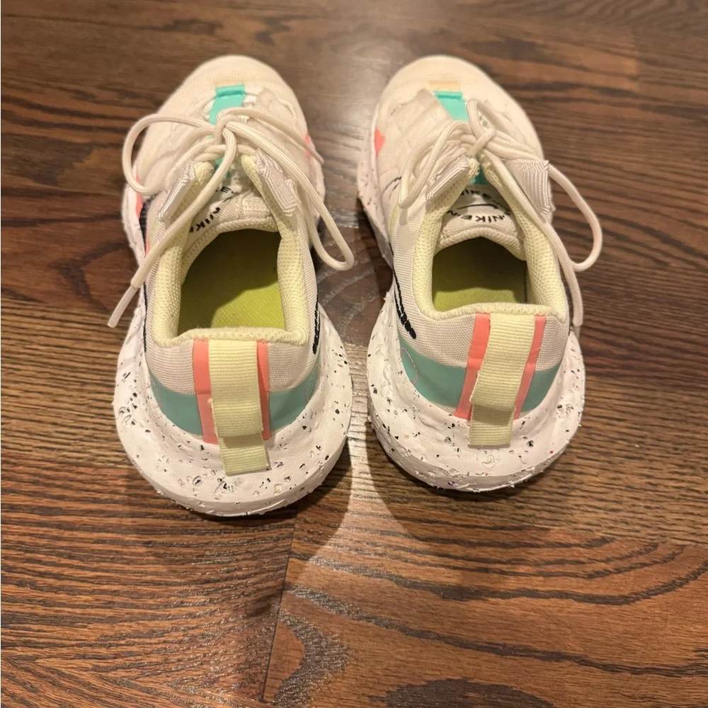 Nike Women's White Pink Teal Neon Athletic Sneakers